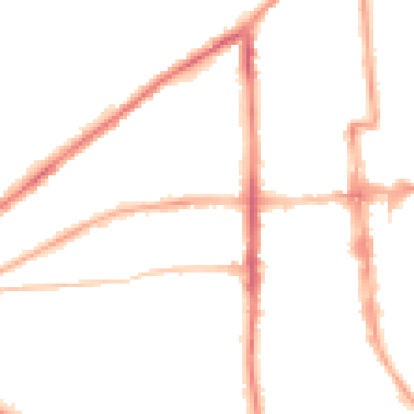 Night-time road noise heatmap for CV32 5AR