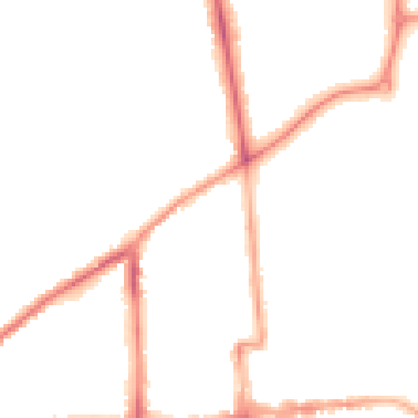 Night-time road noise heatmap for CV32 5AX