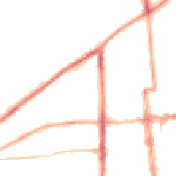 Night-time road noise heatmap for CV32 5NR