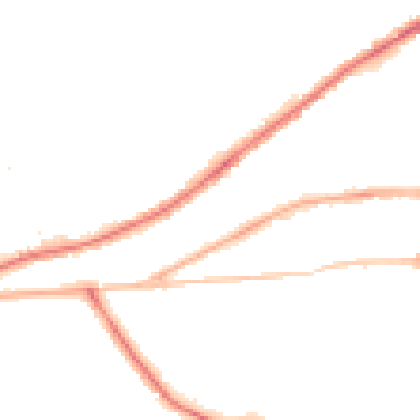Night-time road noise heatmap for CV32 5PB