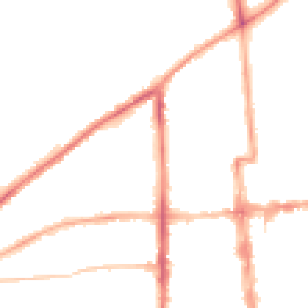 Night-time road noise heatmap for CV32 5QT