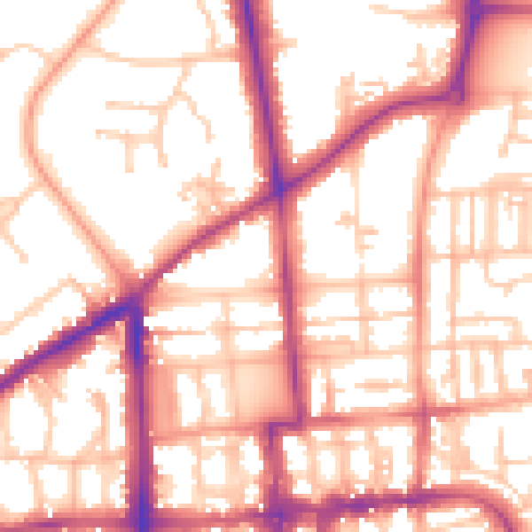 Daytime road noise heatmap for CV32 5SB