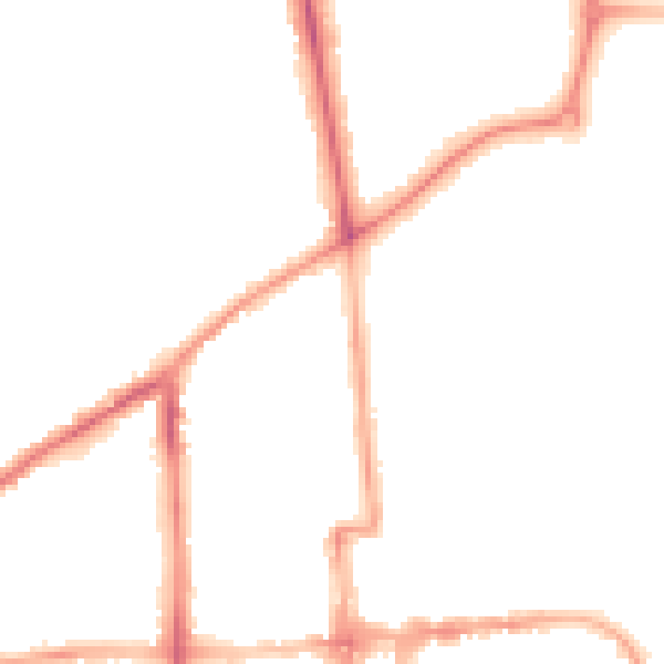Night-time road noise heatmap for CV32 5SB