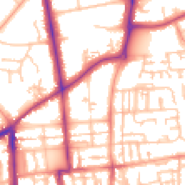 Daytime road noise heatmap for CV32 5UD