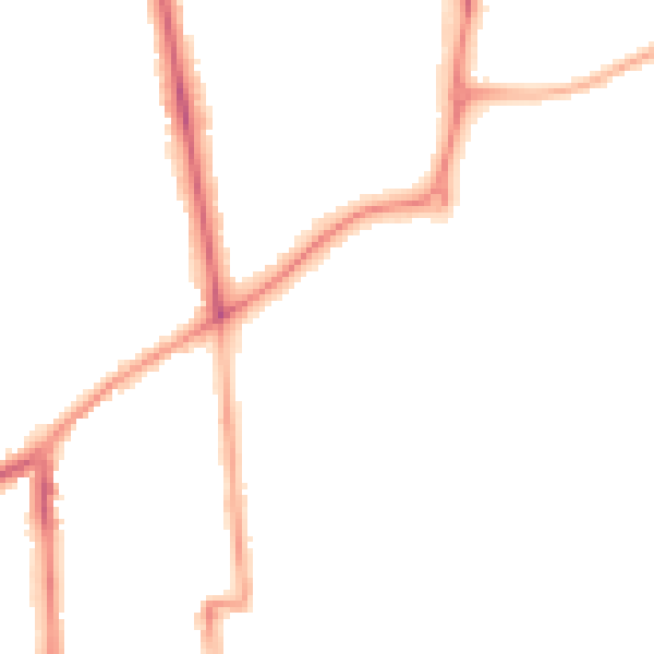 Night-time road noise heatmap for CV32 5UD