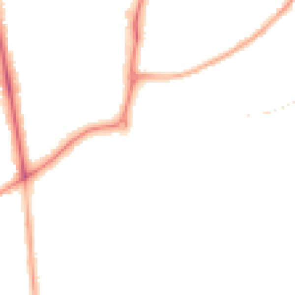 Night-time road noise heatmap for CV32 5WB