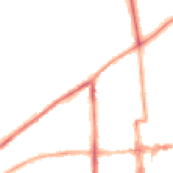 Night-time road noise heatmap for CV32 6EP