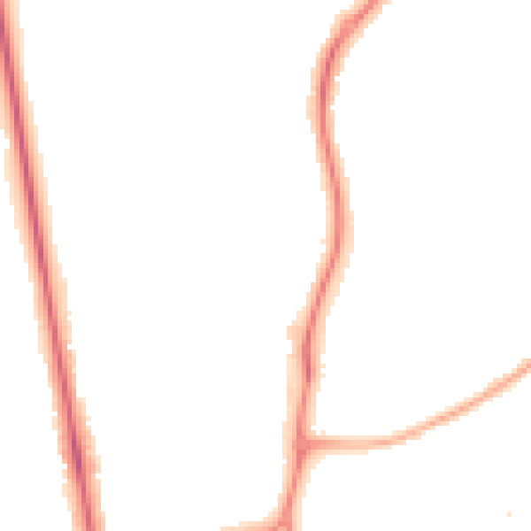Night-time road noise heatmap for CV32 6LT