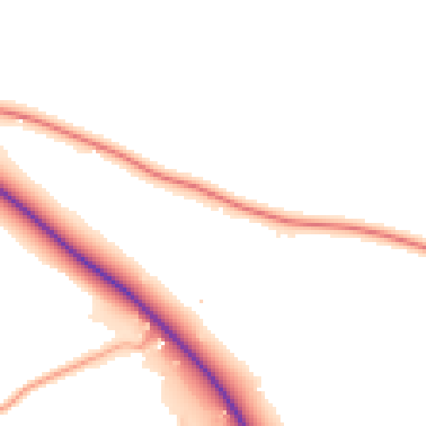 Daytime road noise heatmap for CV32 6QP