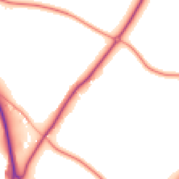 Daytime road noise heatmap for CV32 6QR