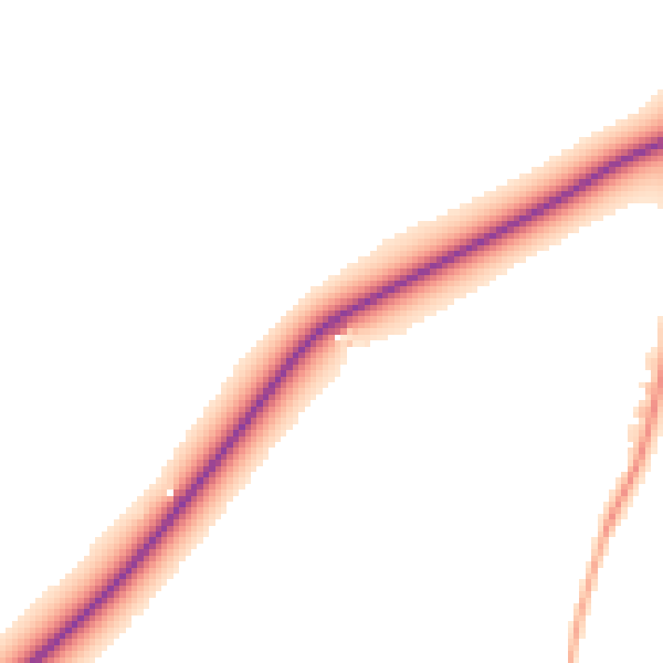 Daytime road noise heatmap for CV32 6QZ