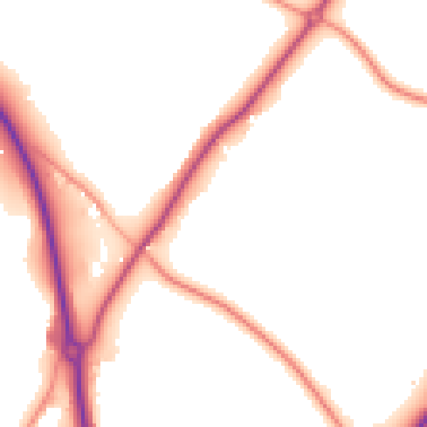 Daytime road noise heatmap for CV32 6RD