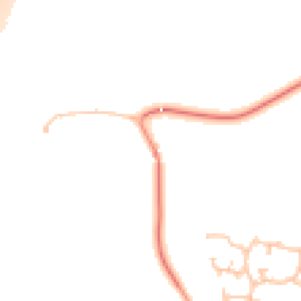 Daytime road noise heatmap for CV32 6SA