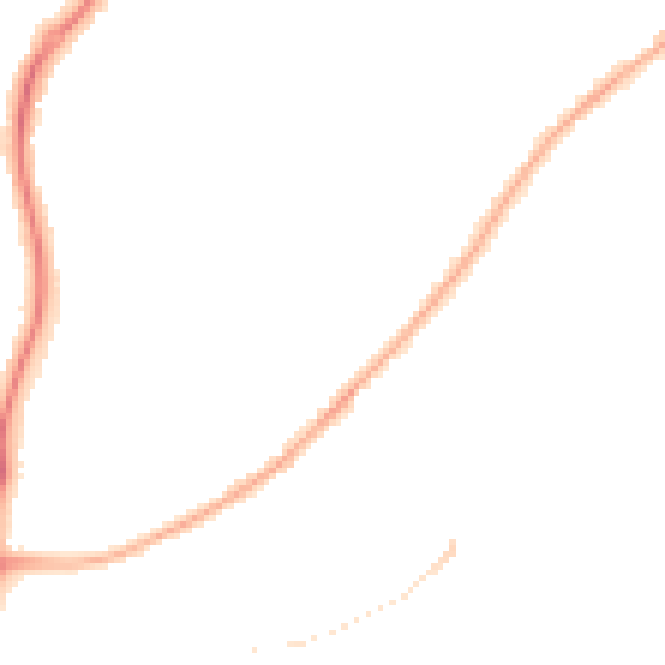 Night-time road noise heatmap for CV32 7DU