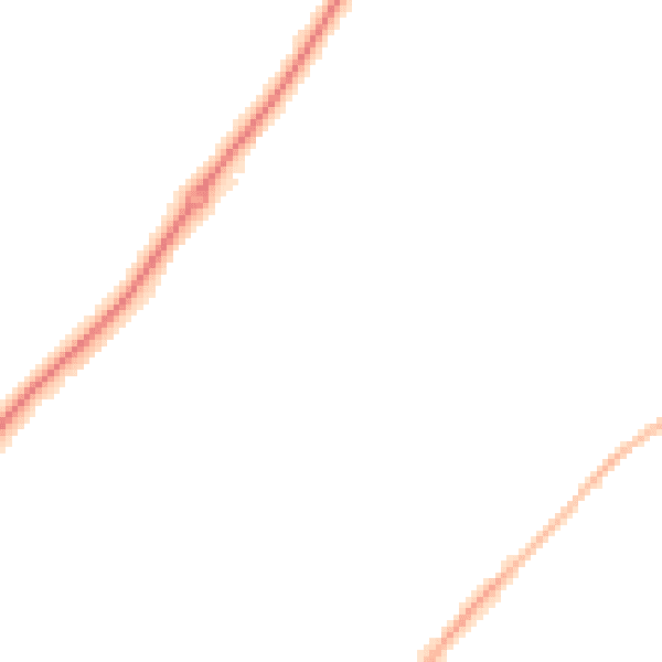 Night-time road noise heatmap for CV32 7HU