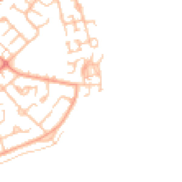 Daytime road noise heatmap for CV32 7PT