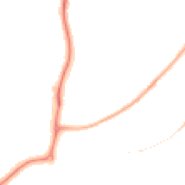 Night-time road noise heatmap for CV32 7RG