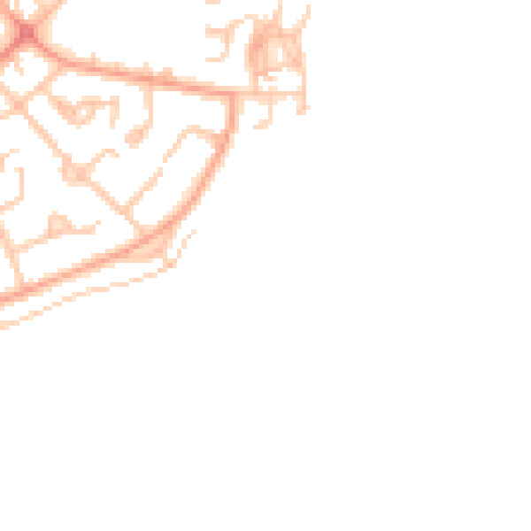 Daytime road noise heatmap for CV32 7UA