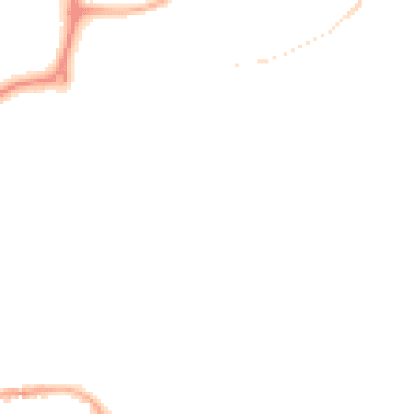 Night-time road noise heatmap for CV32 7UW