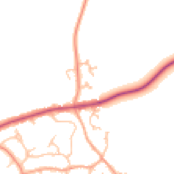 Daytime road noise heatmap for CV32 7XL