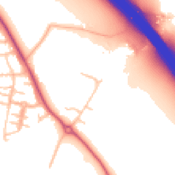 Daytime road noise heatmap for CV33 8AB