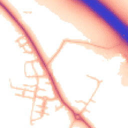 Daytime road noise heatmap for CV33 8AD