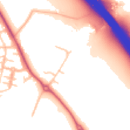 Daytime road noise heatmap for CV33 8AE
