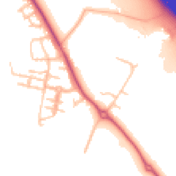 Daytime road noise heatmap for CV33 8AJ