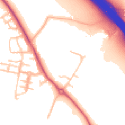 Daytime road noise heatmap for CV33 8AL