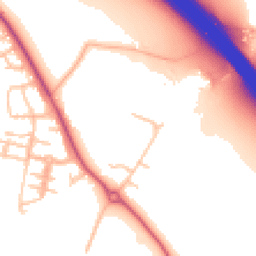 Daytime road noise heatmap for CV33 8AQ