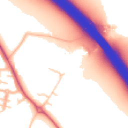 Daytime road noise heatmap for CV33 8AT