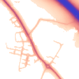 Daytime road noise heatmap for CV33 8BA