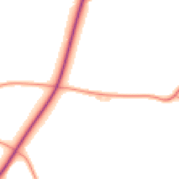 Daytime road noise heatmap for CV33 9AZ