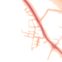 Daytime road noise heatmap for CV33 9BF