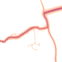Daytime road noise heatmap for CV33 9BW