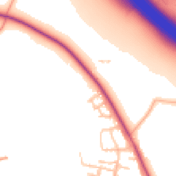 Daytime road noise heatmap for CV33 9DB