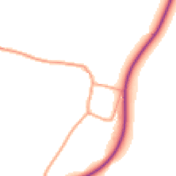 Daytime road noise heatmap for CV33 9DE