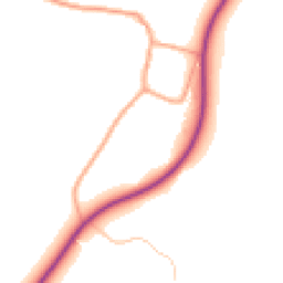 Daytime road noise heatmap for CV33 9DF