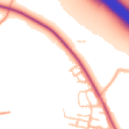 Daytime road noise heatmap for CV33 9DH