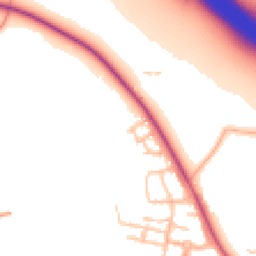 Daytime road noise heatmap for CV33 9DJ