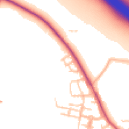 Daytime road noise heatmap for CV33 9FB