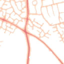 Daytime road noise heatmap for CV33 9FE