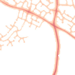 Daytime road noise heatmap for CV33 9FF
