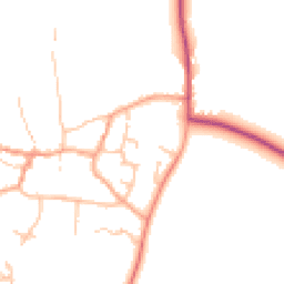 Daytime road noise heatmap for CV33 9JQ