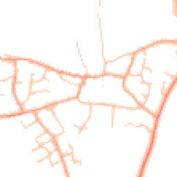 Daytime road noise heatmap for CV33 9JU
