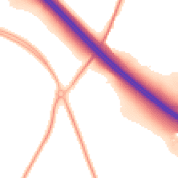 Night-time road noise heatmap for CV33 9LA