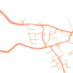 Daytime road noise heatmap for CV33 9LU