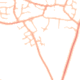 Daytime road noise heatmap for CV33 9NR
