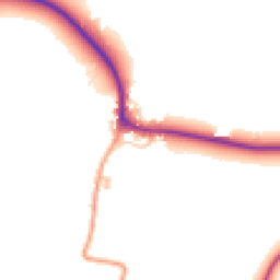 Daytime road noise heatmap for CV33 9PA