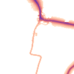 Daytime road noise heatmap for CV33 9PB